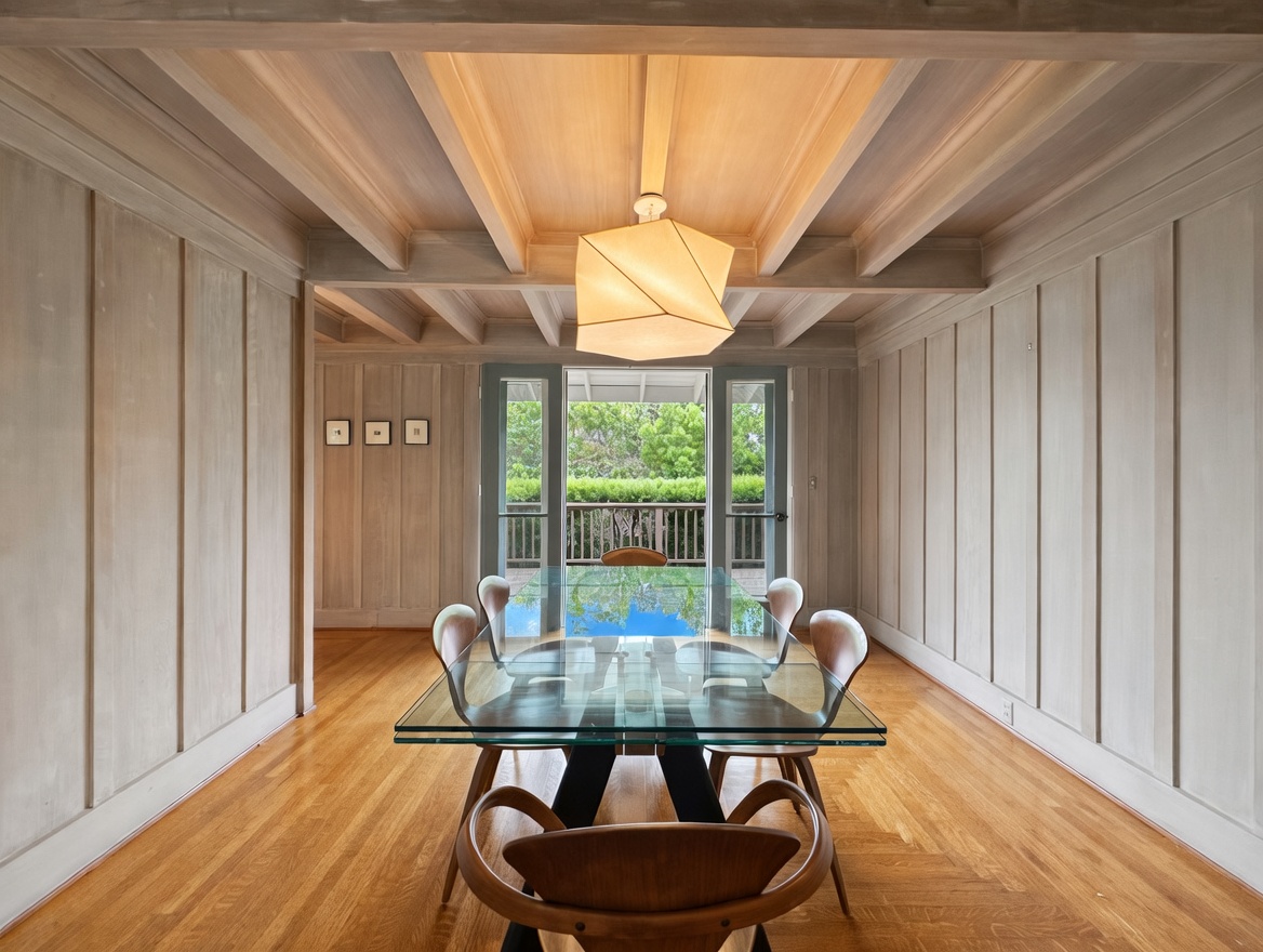 Dining room after